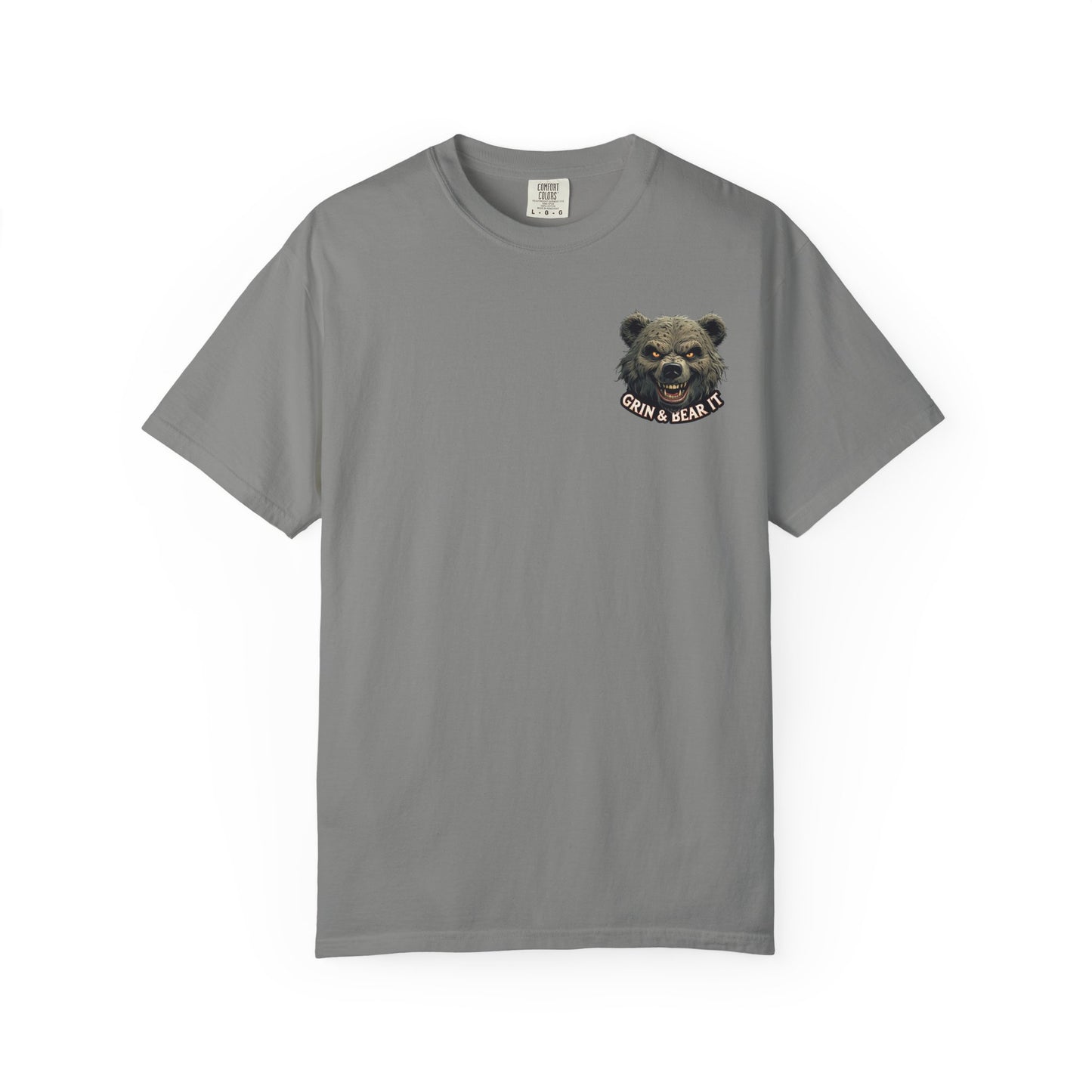 Satirical Stock Market Crash Unisex Tee, Funny Grin & Bear It Tshirt, Financial Crisis Shirt, Market Meltdown Top, Wall Street Humor Gift