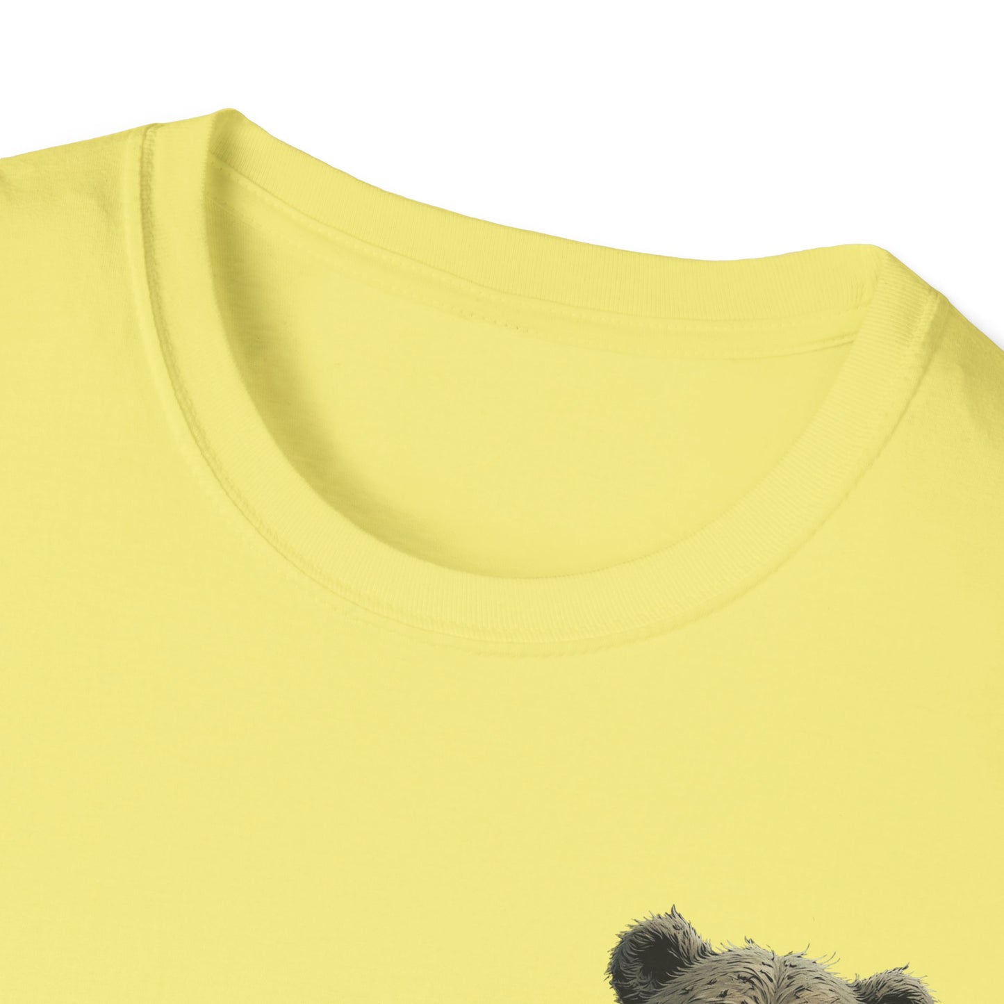 Climate Change Awareness Unisex Softstyle T-Shirt - Grin and Bear it Shirt, Environmental Activist Tee, Save the Planet Top, Nature Lover