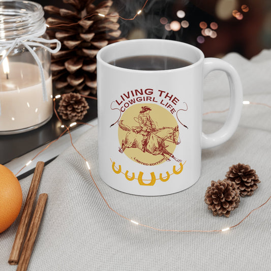 Cowgirl life Mug, cowgirl gift, gift for horse lover, gift for horse rider, equestrian gift, birthday gift for horse lover