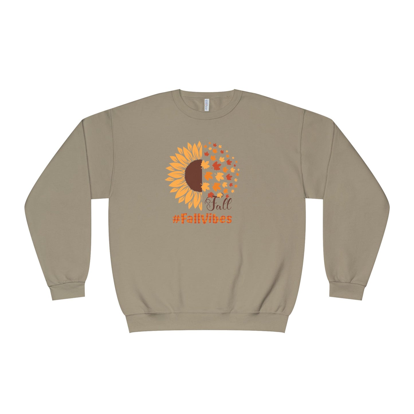 Favorite season fall, Fall Vibes, Fall Season Sweatshirt, Sunflower,  leaves, Fall sweatshirt, girlfriend gift, Unisex Crewneck Sweatshirt