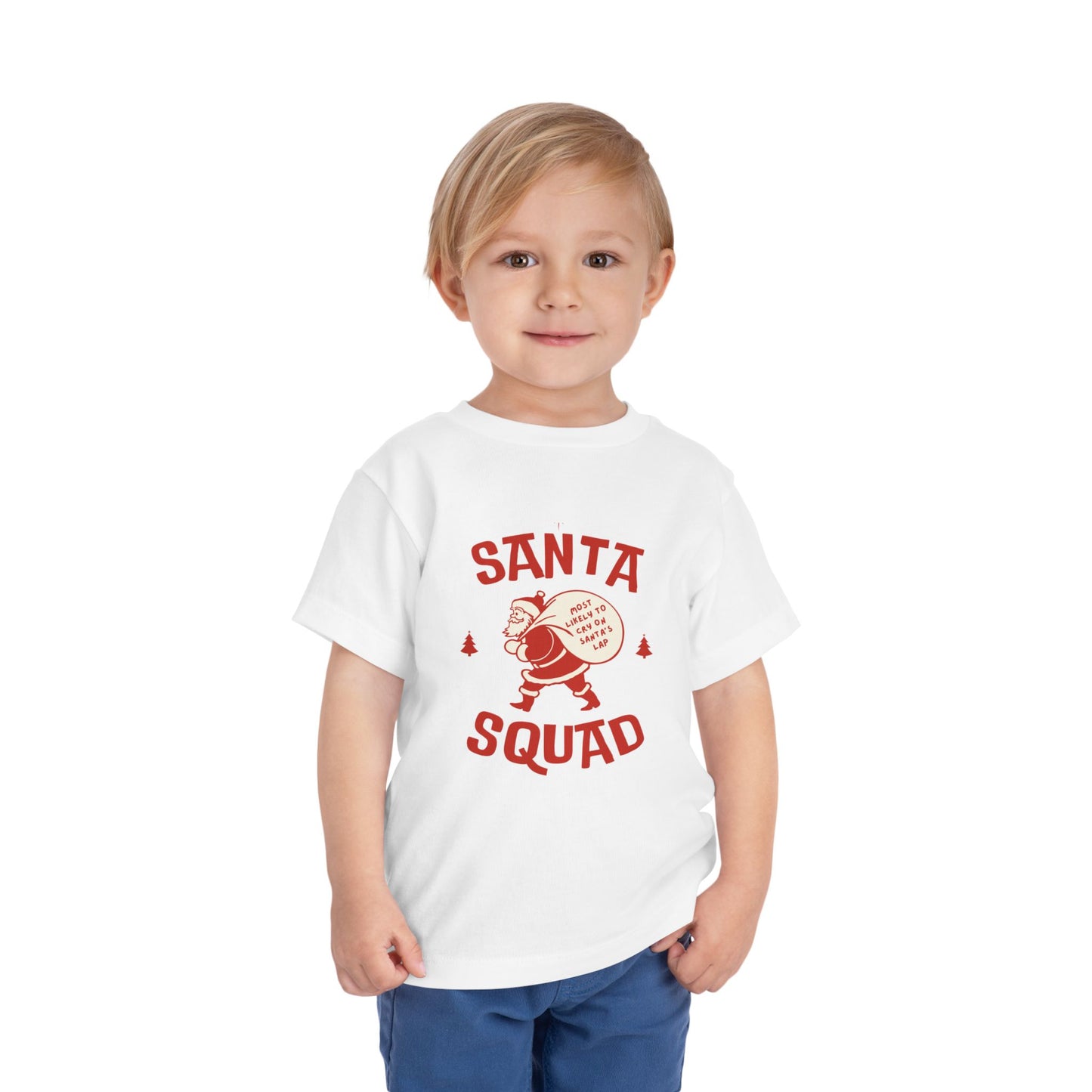 Santa Squad Toddler Short Sleeve Tee