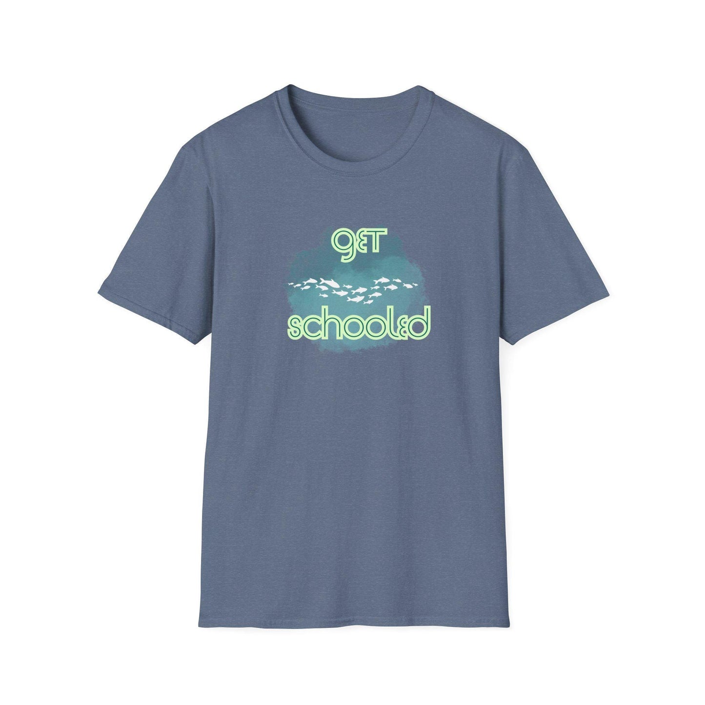 Get Schooled Unisex Softstyle T-Shirt, Casual Summer Tee for Students, Back to School, Teacher Gift, School Spirit
