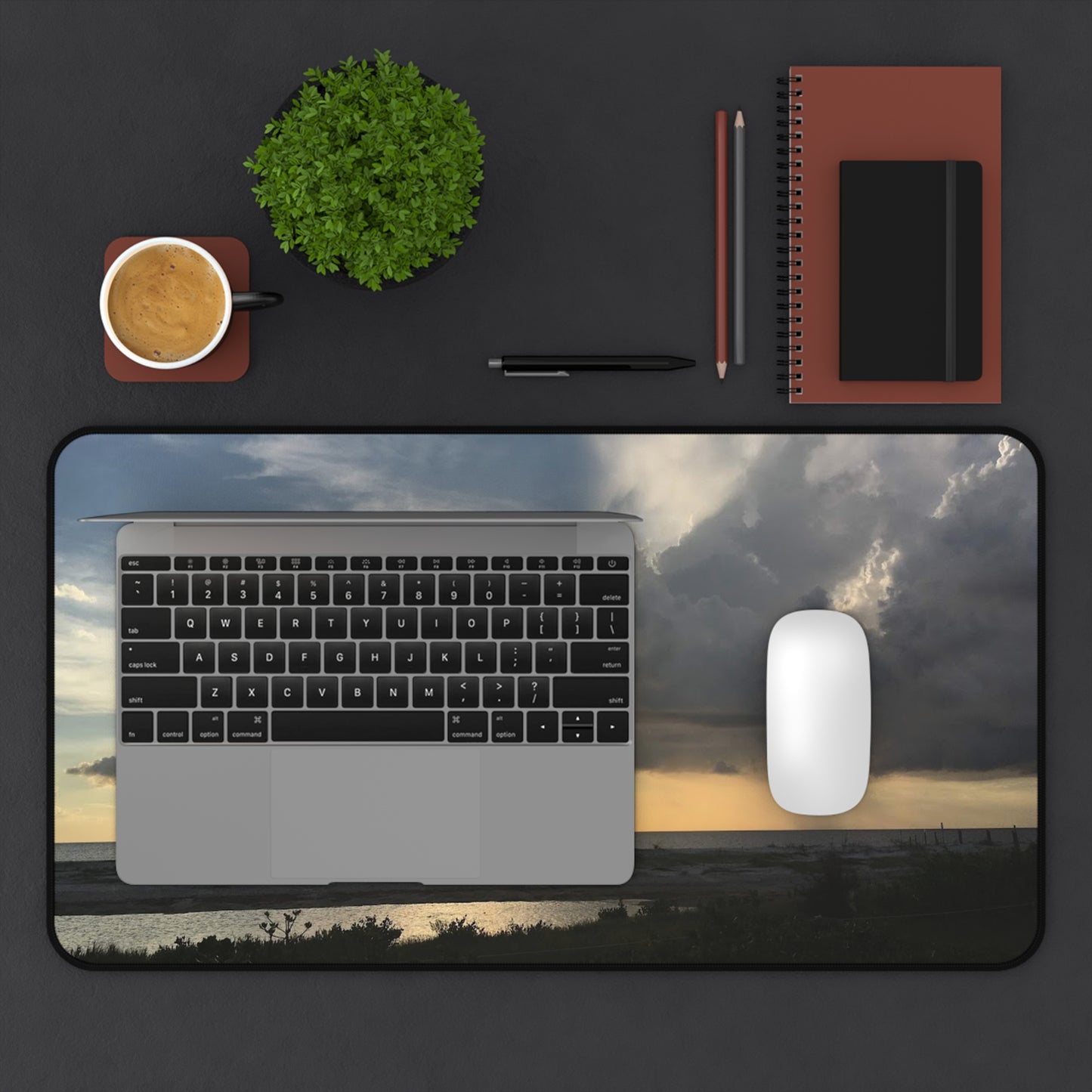 Scenic Desk Mat for Home Office, Computer Mat, Desk Accessories, Nature Landscape Decor, Gift for Workspaces