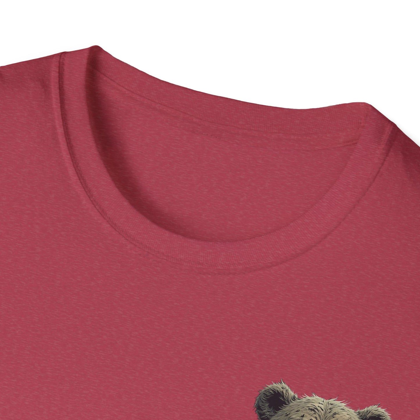 Climate Change Awareness Unisex Softstyle T-Shirt - Grin and Bear it Shirt, Environmental Activist Tee, Save the Planet Top, Nature Lover