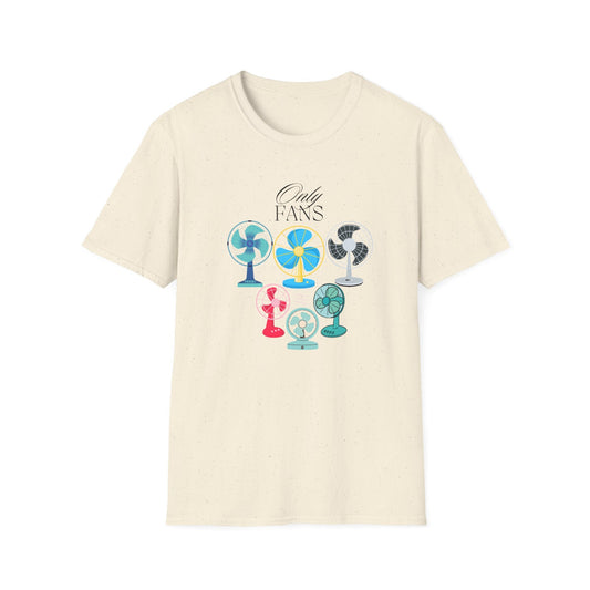 Only fans, pun on only fans,  fans only, gift for him, gift for her, Unisex Softstyle T-Shirt, funny only fans shirt