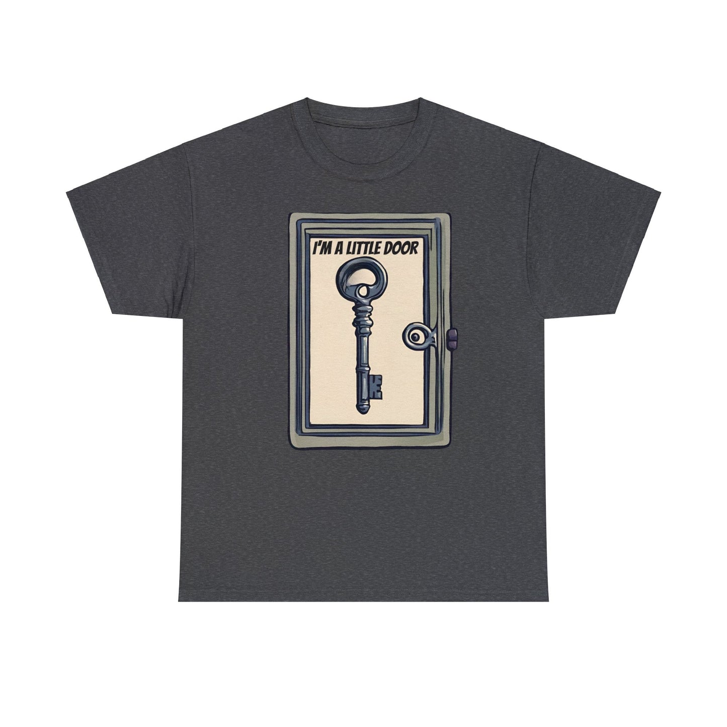 Gift for the Dork in your life,  I'm a little door key, Dork shirt, gift for the nerd, gift, gifted, Unisex Heavy Cotton Tee