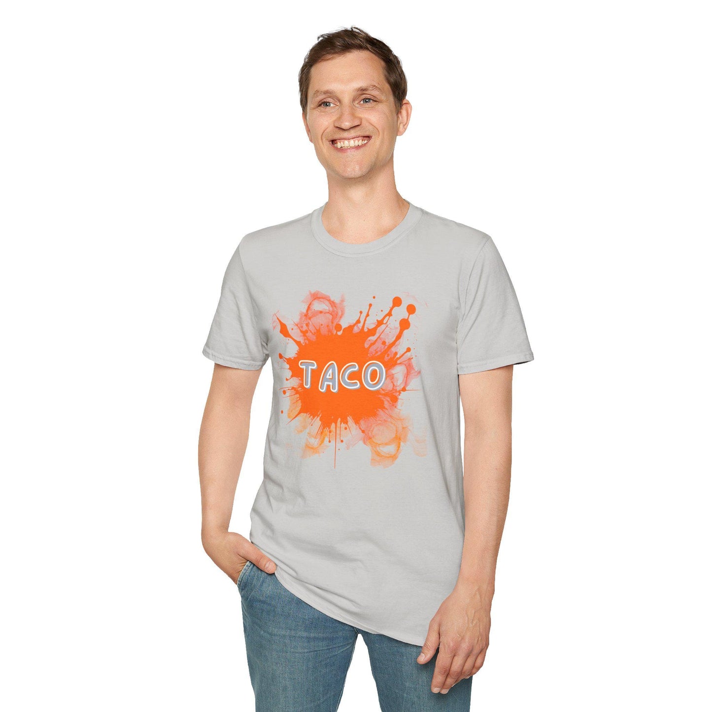 Unisex Softstyle T-Shirt, Orange Taco Anti-Trump Protest Tee, Political Statement Shirt, Resistance Apparel, Activist Clothing