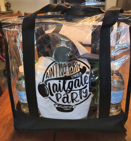 Clear game day bags