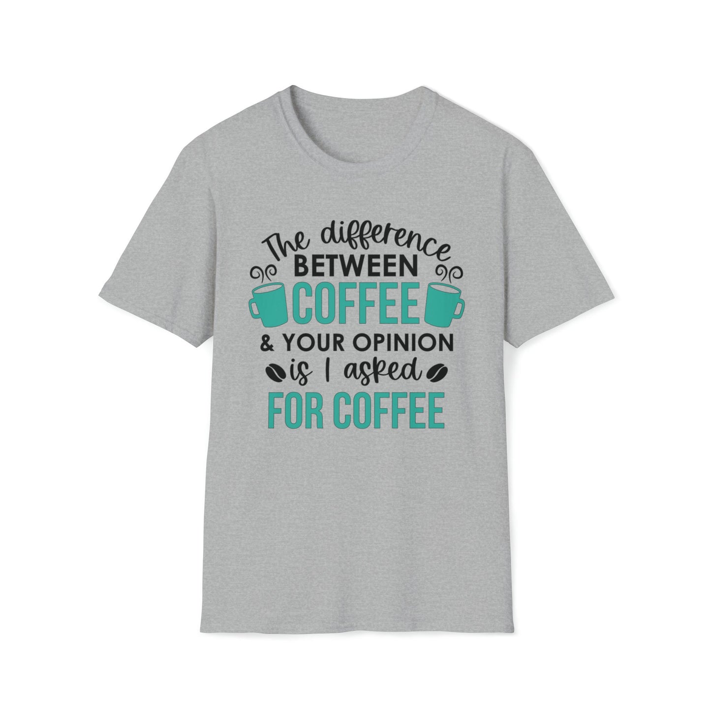 Coffee Lover Shirt T-Shirt, funny coffee shirt, I asked for coffee, gift for him her, birthday gift for coffee lover