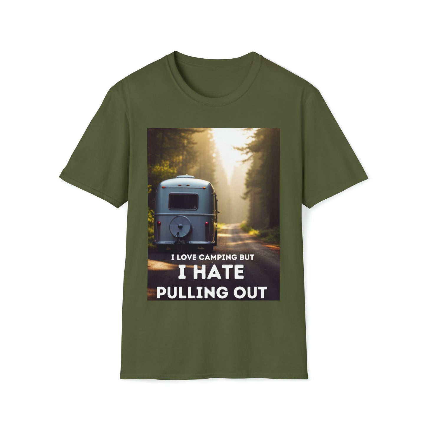 I love camping but I hate pulling out T-Shirt, funny camping shirt, funny rv owner shirt, Adult humor camping shirt