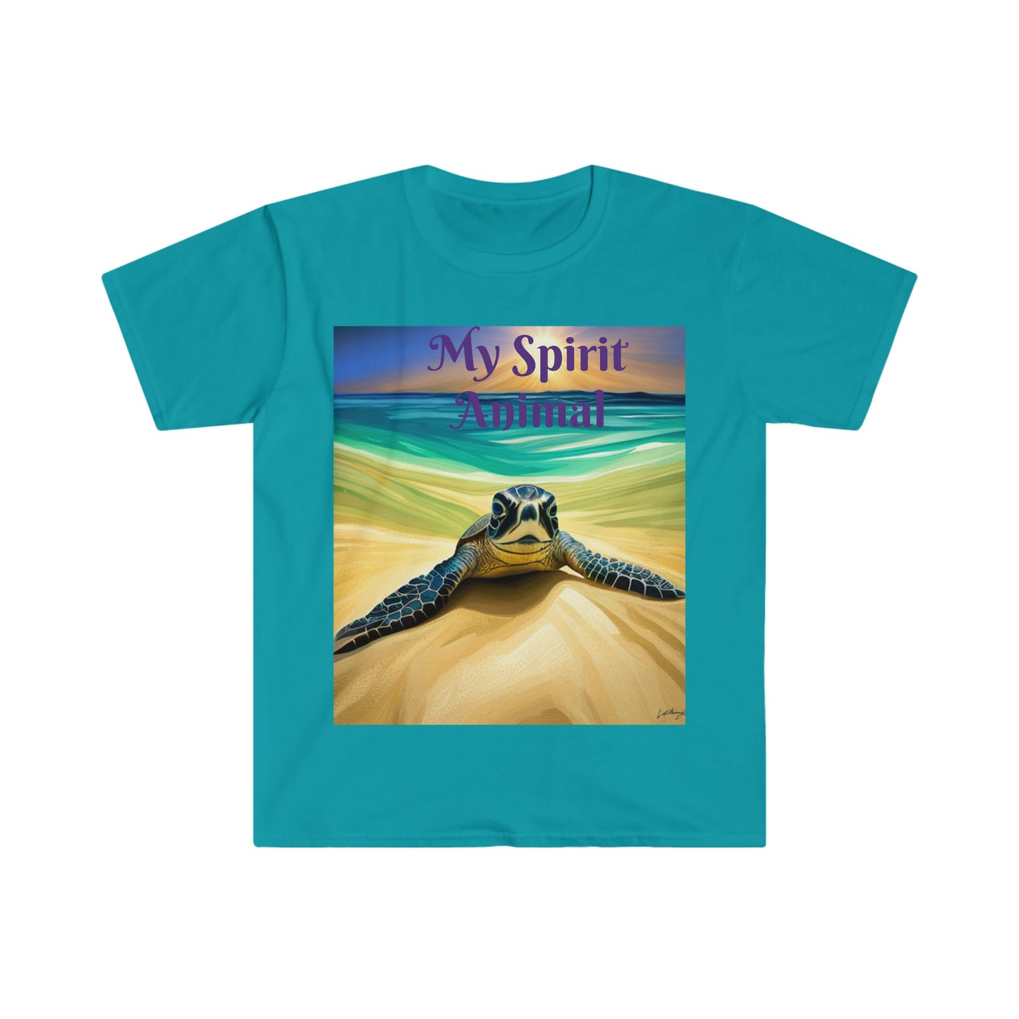 Sea Turtle lover shirt, Turtle my Spirit Animal, Gift for him her, cute turtle shirt