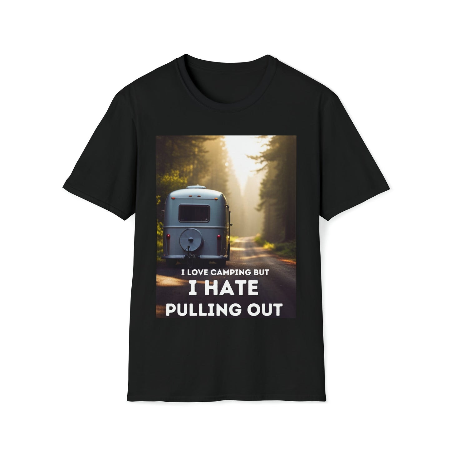 I love camping but I hate pulling out T-Shirt, funny camping shirt, funny rv owner shirt, Adult humor camping shirt