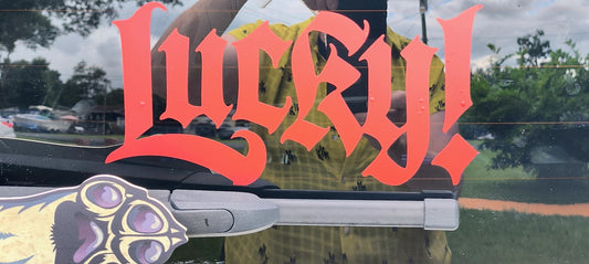 Decals, window for the Gambler